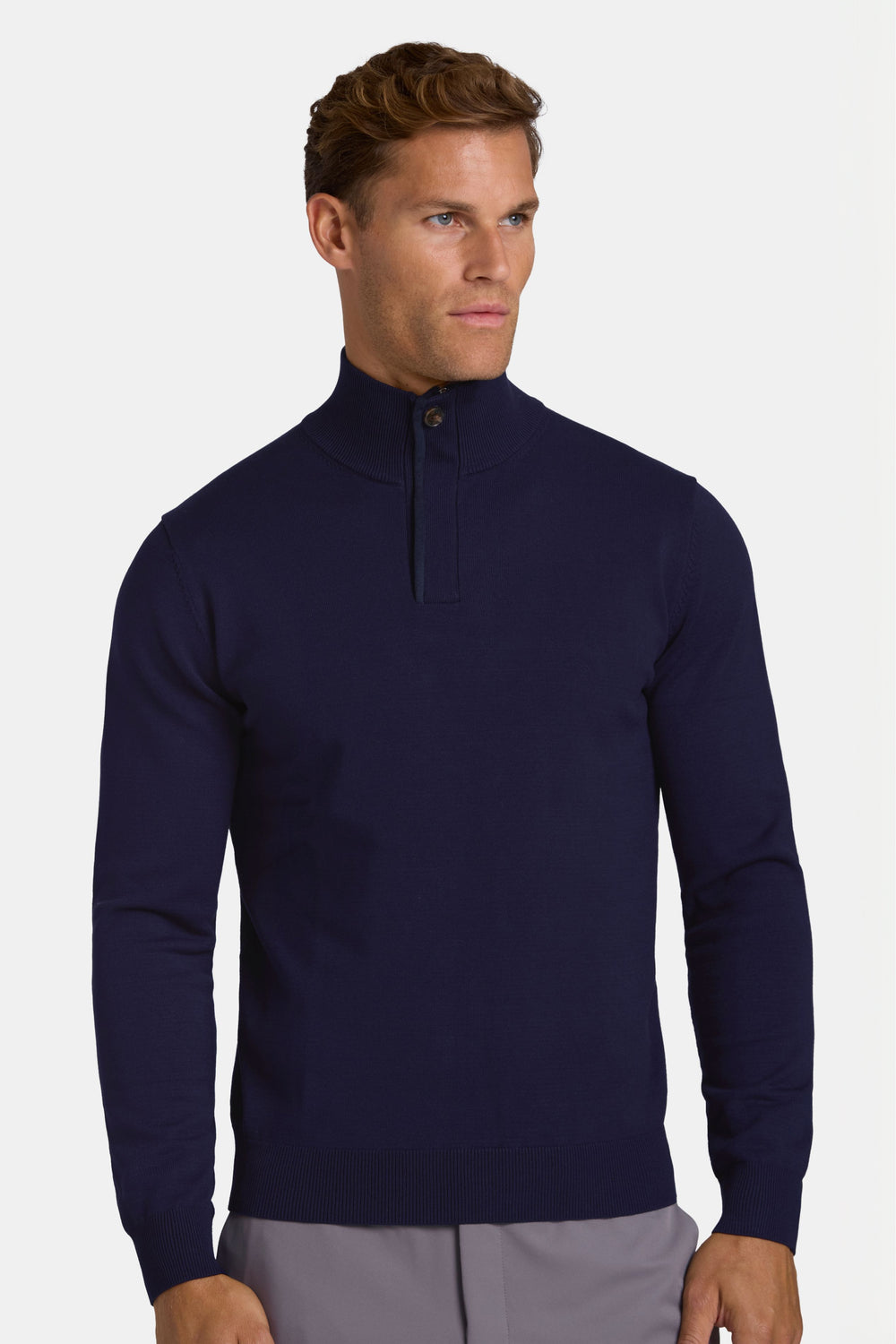 THE FINEZZA QUARTER ZIP SWEATER