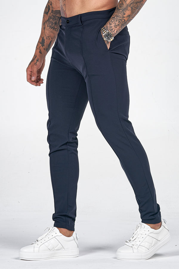 THE VOCO TROUSERS 2.0 - NAVY BLUE - ICON. AMSTERDAM