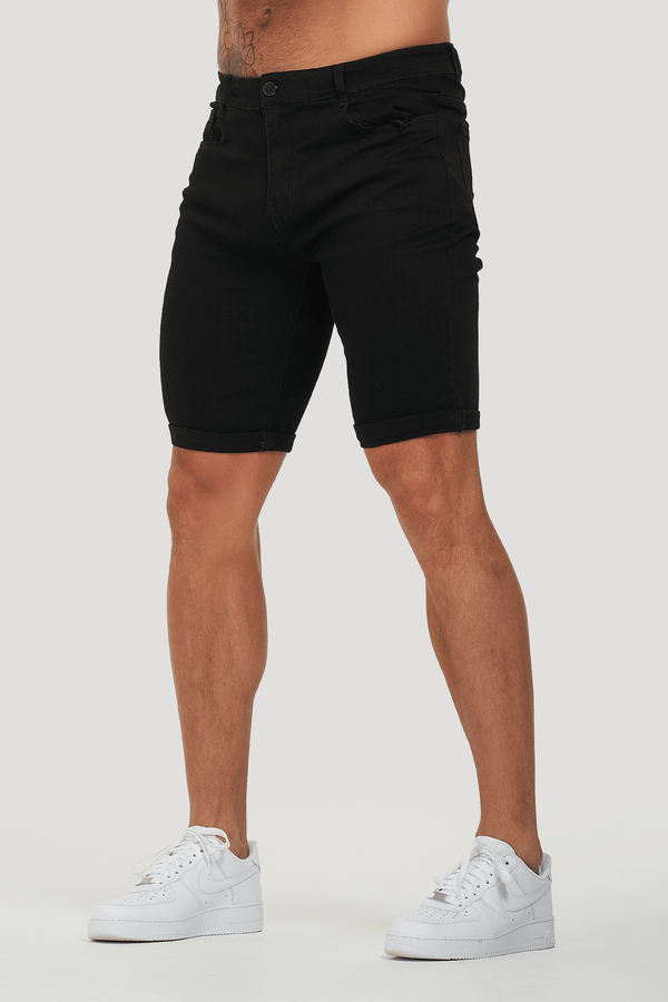 THE LORENZO SHORTS - BLACK - ICON. AMSTERDAM