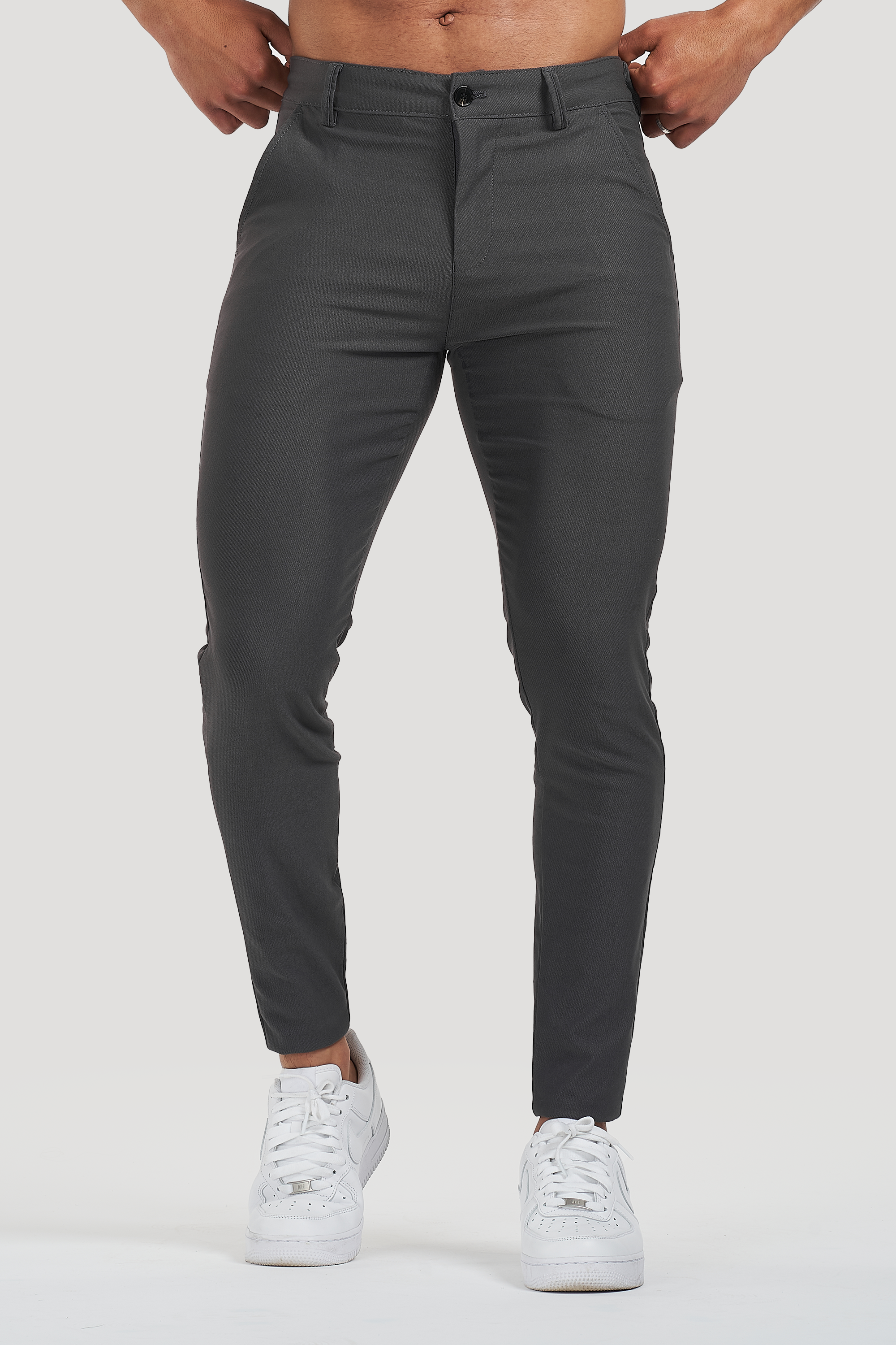 THE AVANI TROUSERS - GREY - ICON. AMSTERDAM