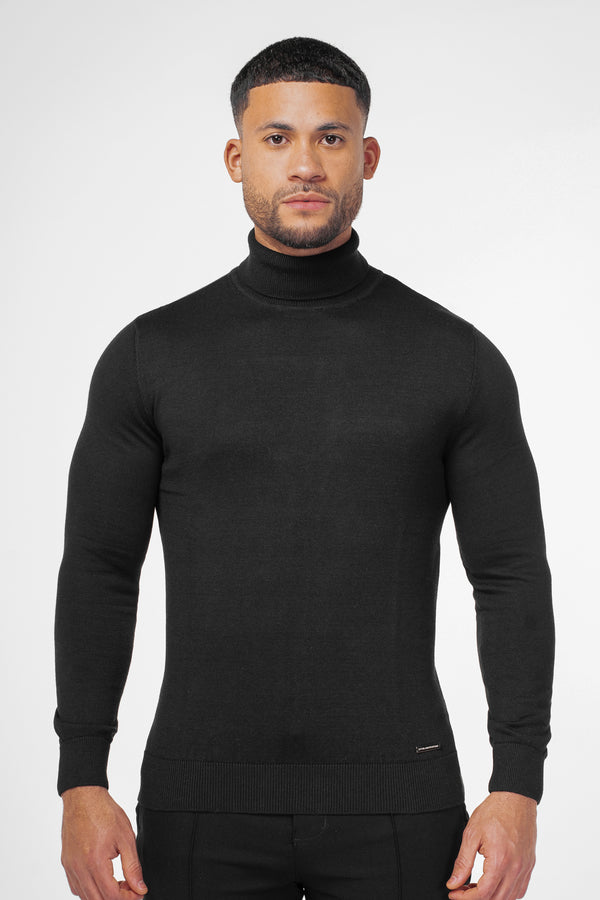 THE ARTURO TURTLENECK - BLACK - ICON. AMSTERDAM