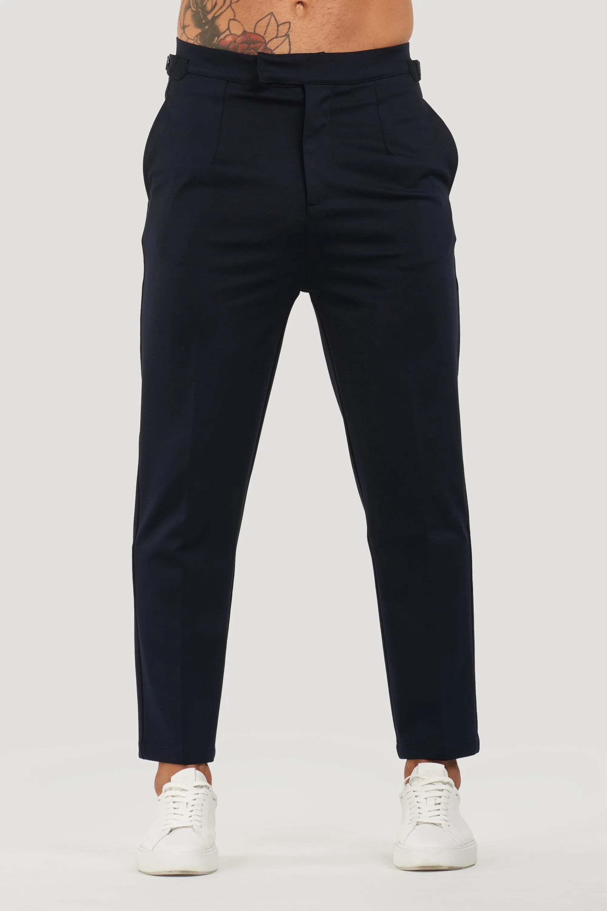 THE ALESSIO TROUSERS - NAVY BLUE - ICON. AMSTERDAM