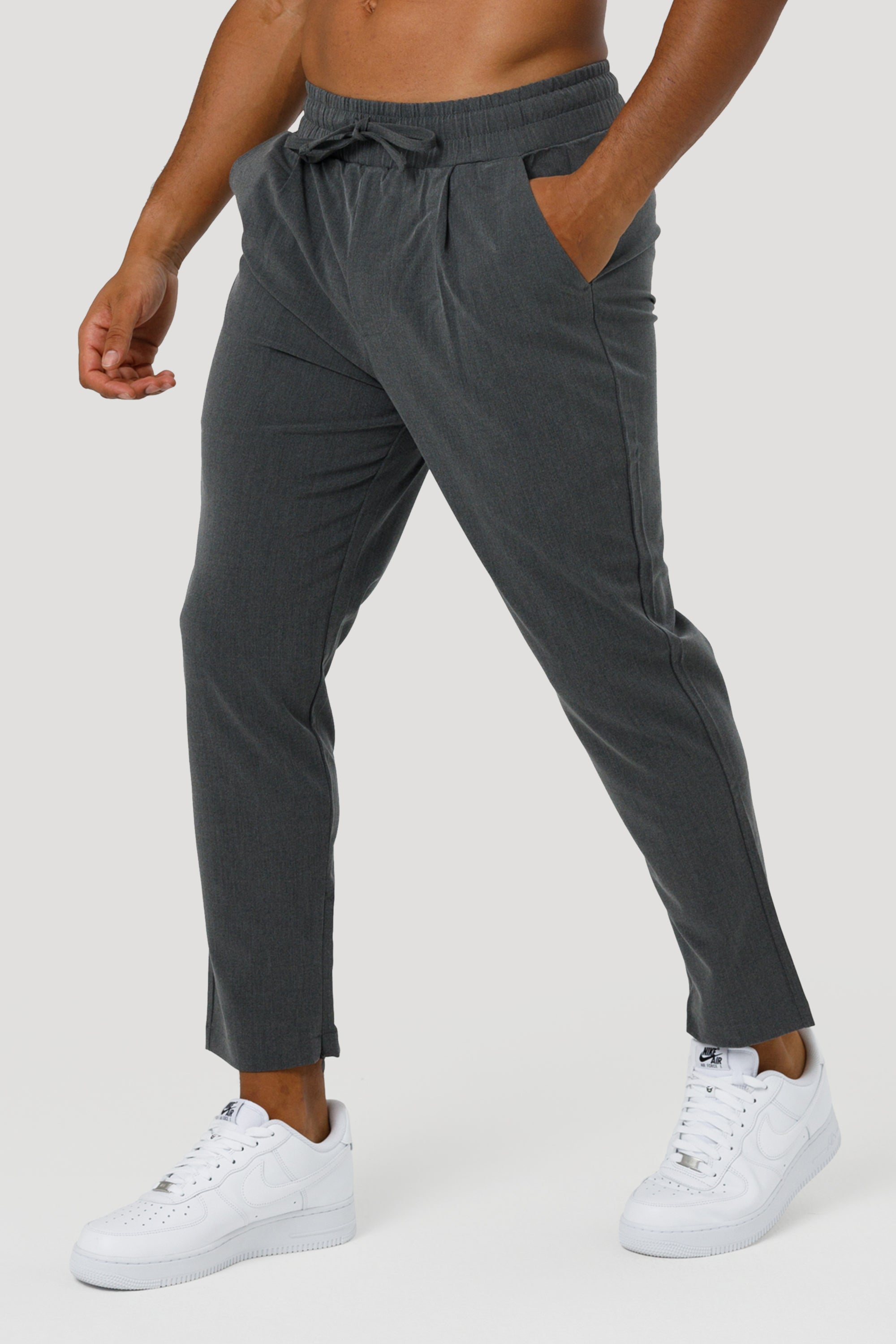 THE ELIO TROUSERS - GRIS FONCÉ