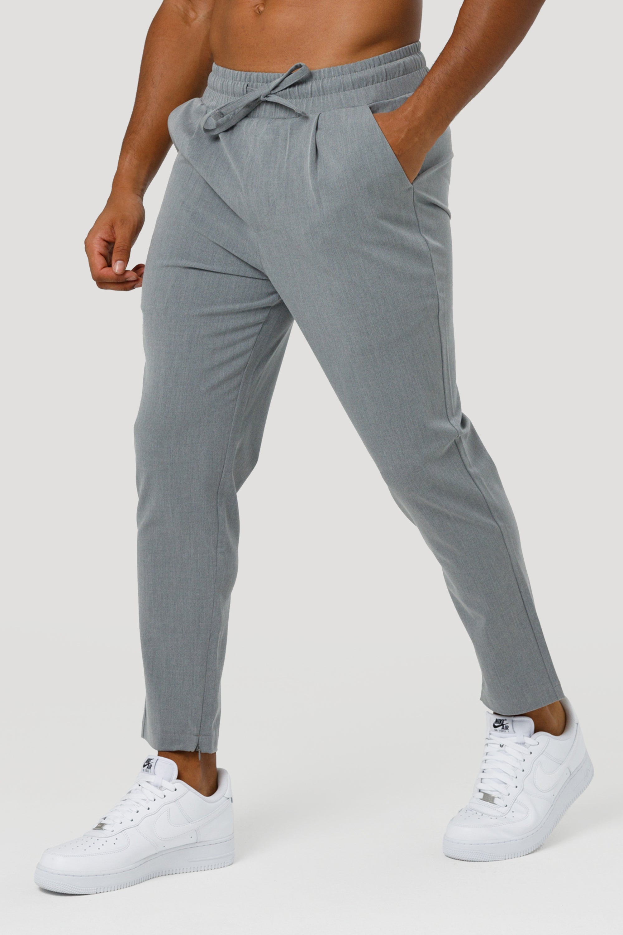 THE ELIO TROUSERS - GRIS CLAIR