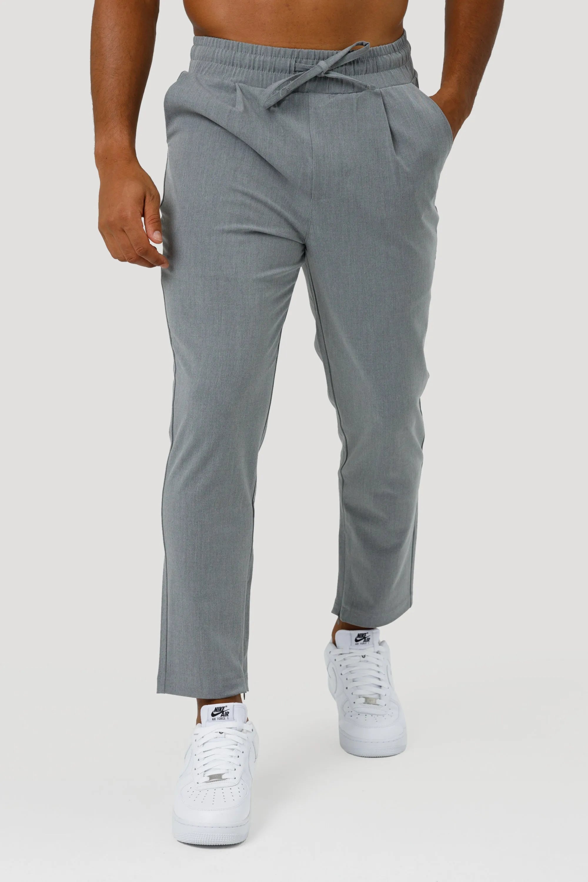 THE ELIO TROUSERS - LIGHT GREY - ICON. AMSTERDAM