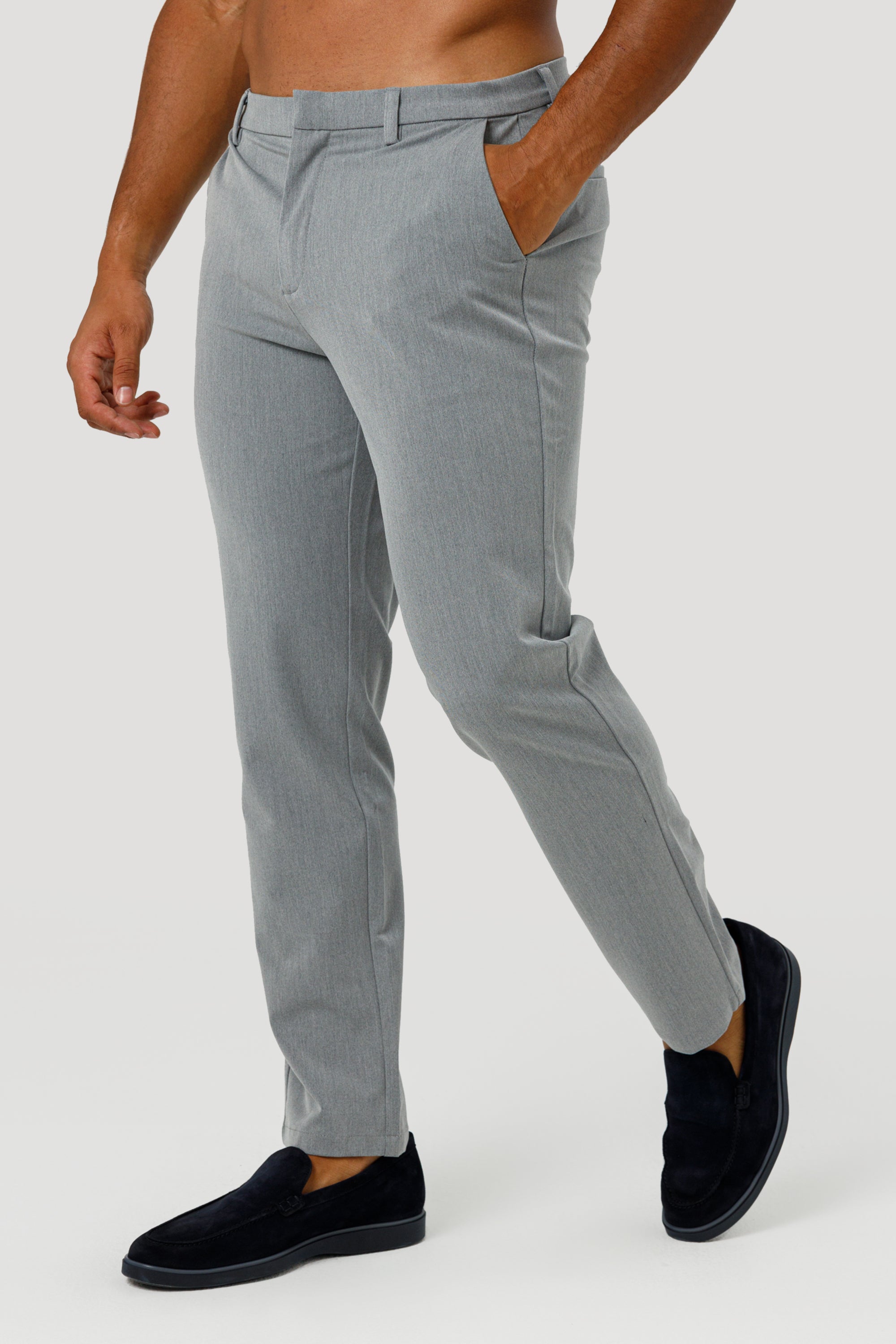 THE LUCIA TROUSERS - GRIS CLAIR