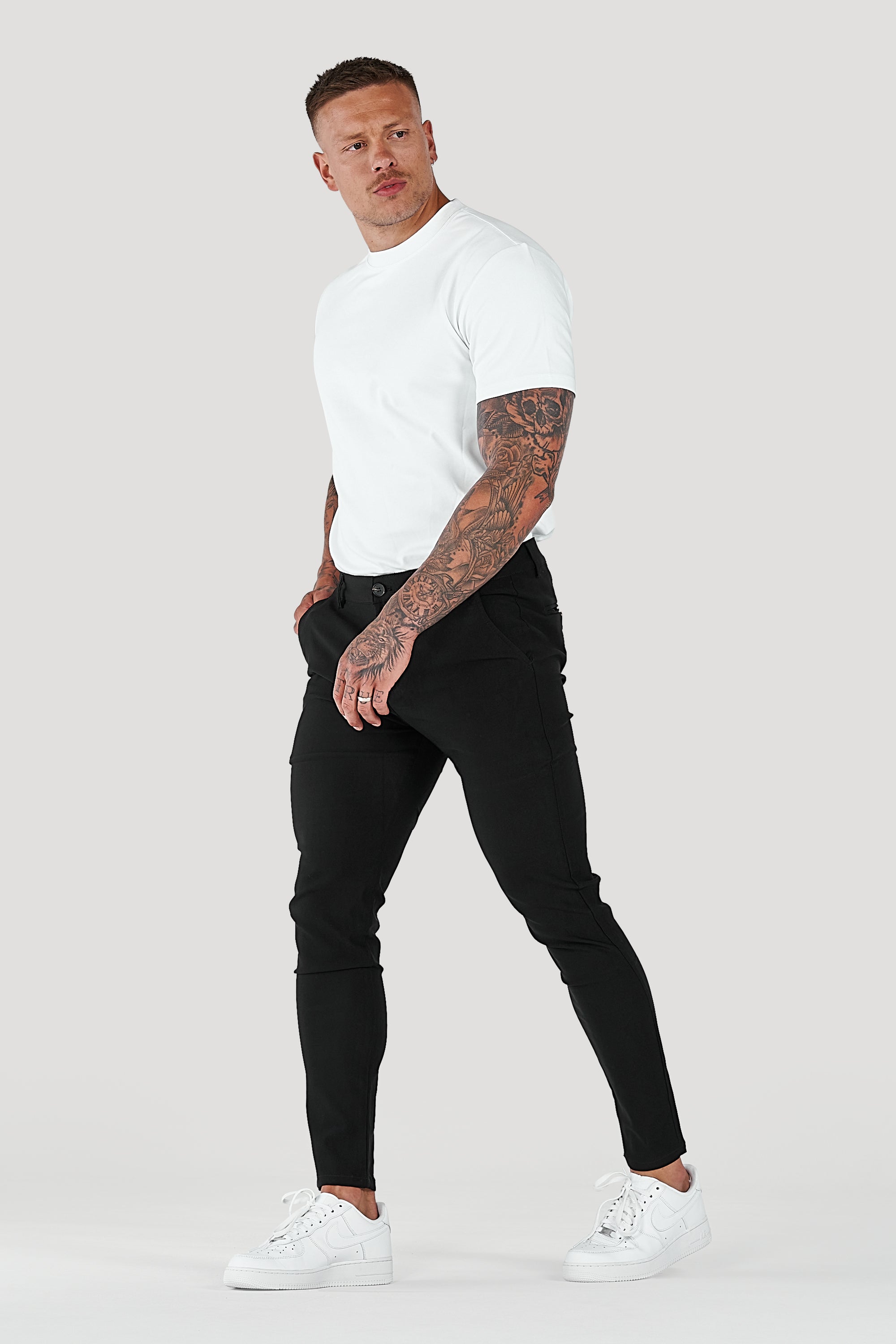 THE AVANI TROUSERS - BLACK