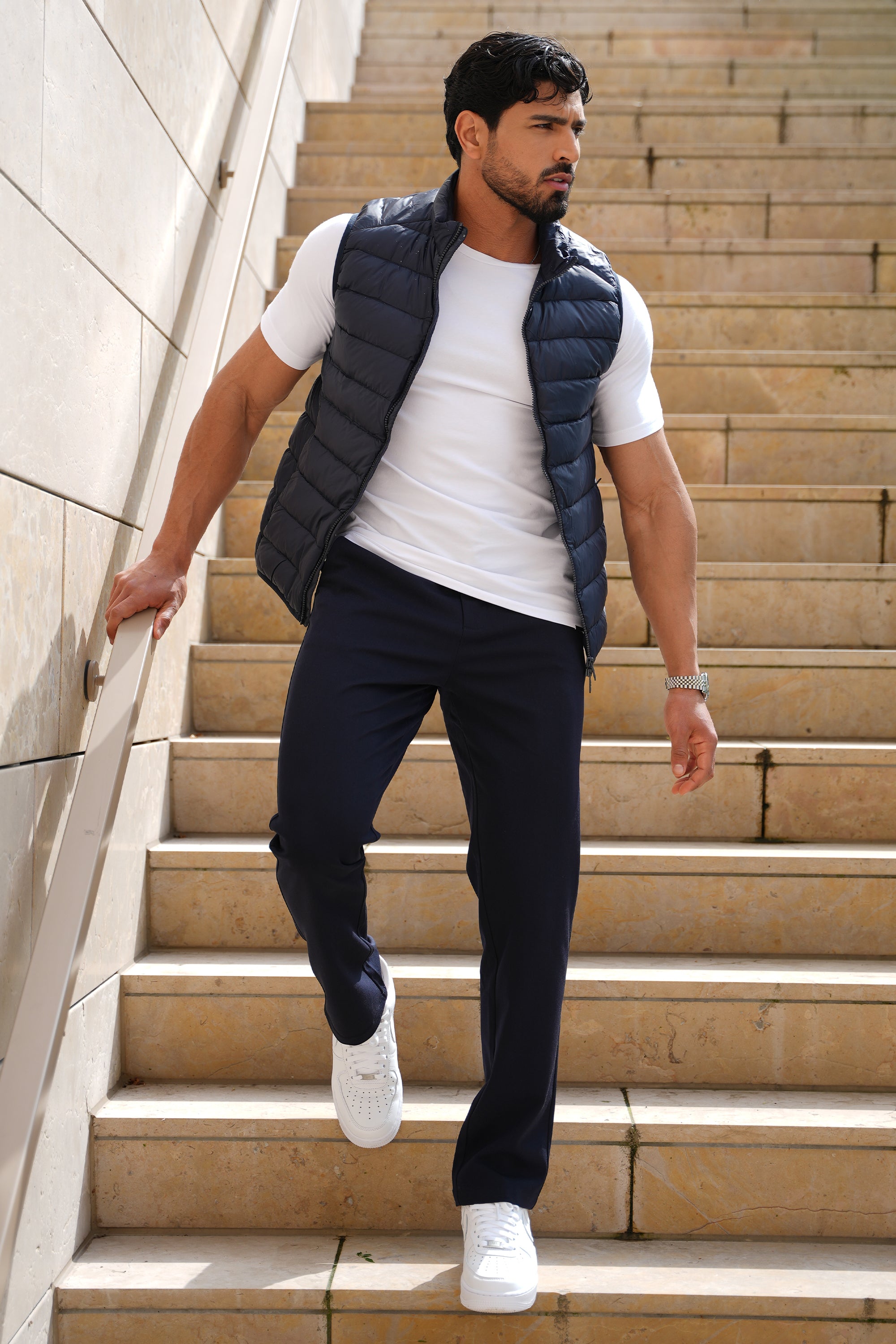 THE VERONA GILET - BLEU