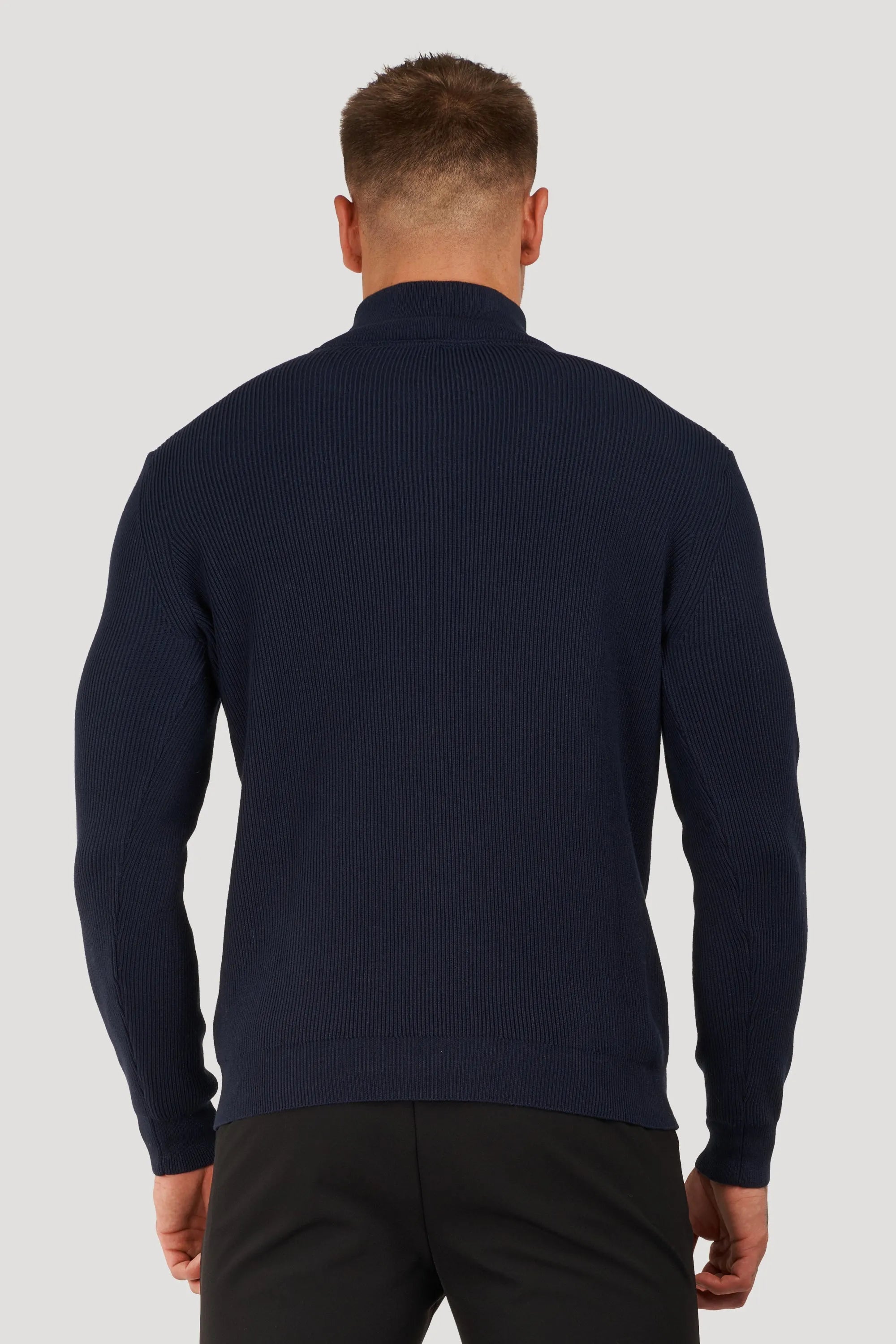 THE RENZO HALF ZIP SWEATER - ICON. AMSTERDAM