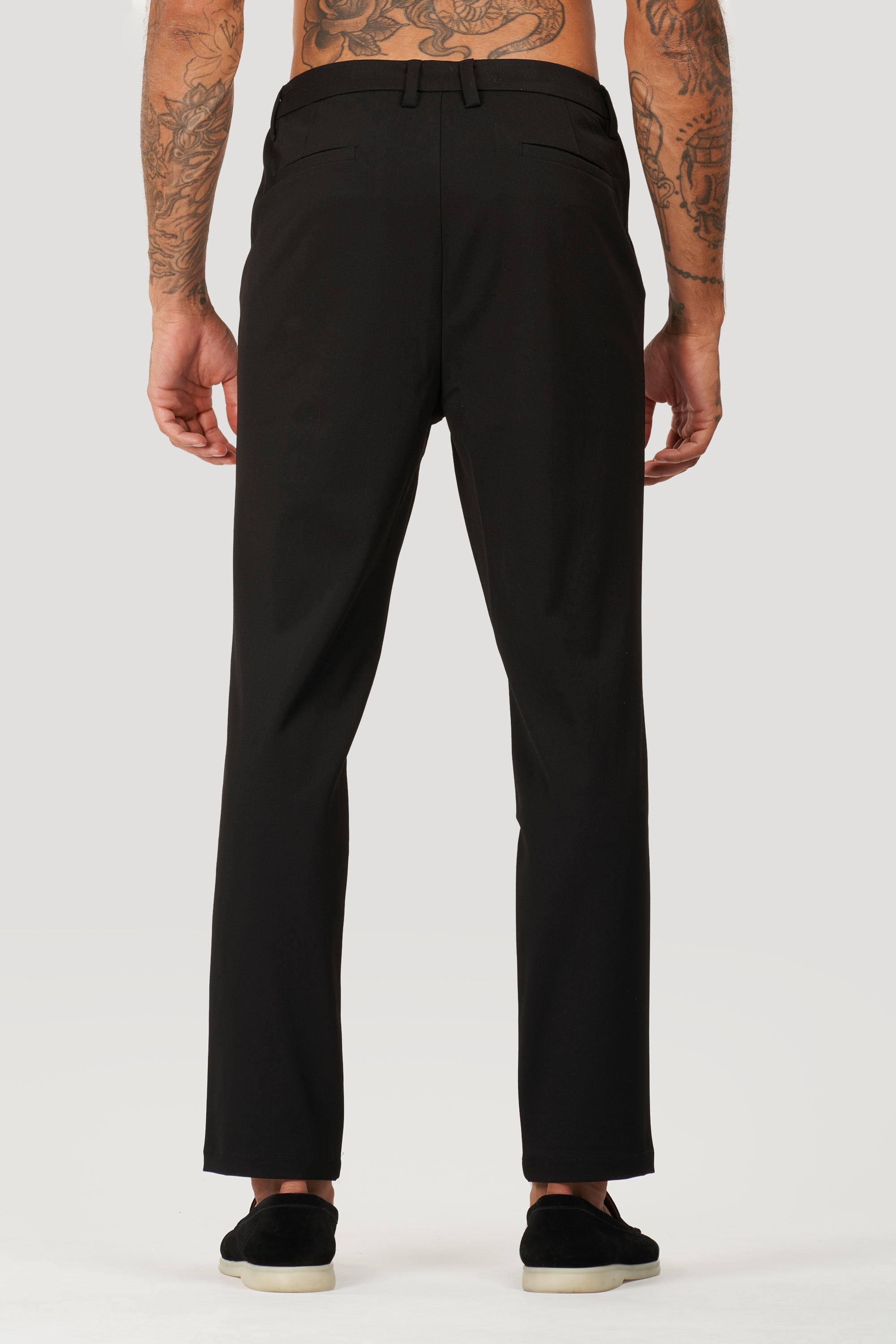 THE SILVIO TROUSERS - BLACK