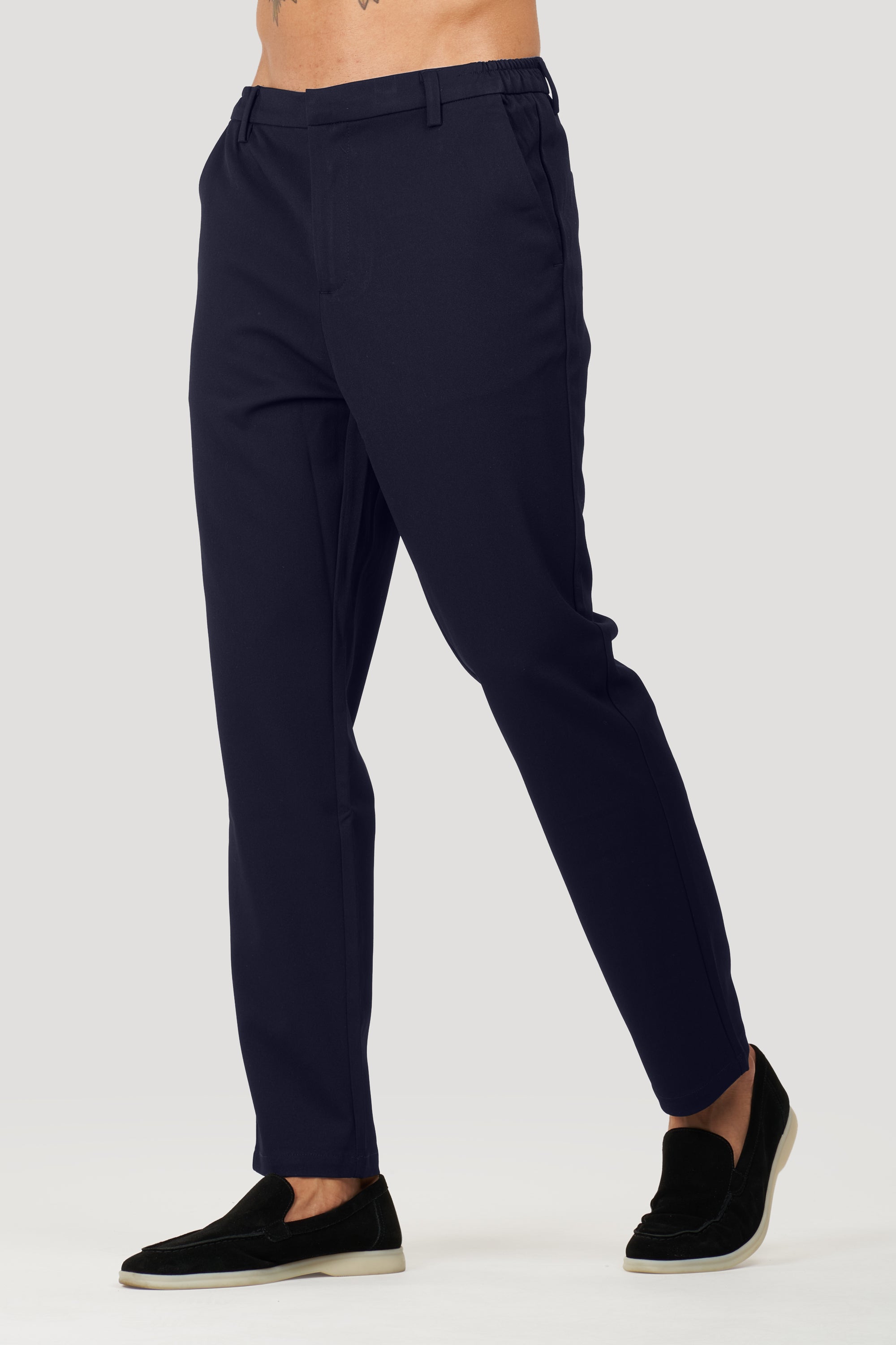 THE SILVIO TROUSERS - NAVY BLUE